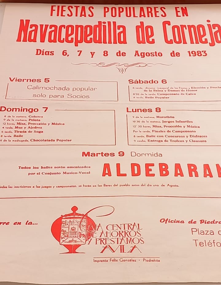 Cartel Fiestas 2018