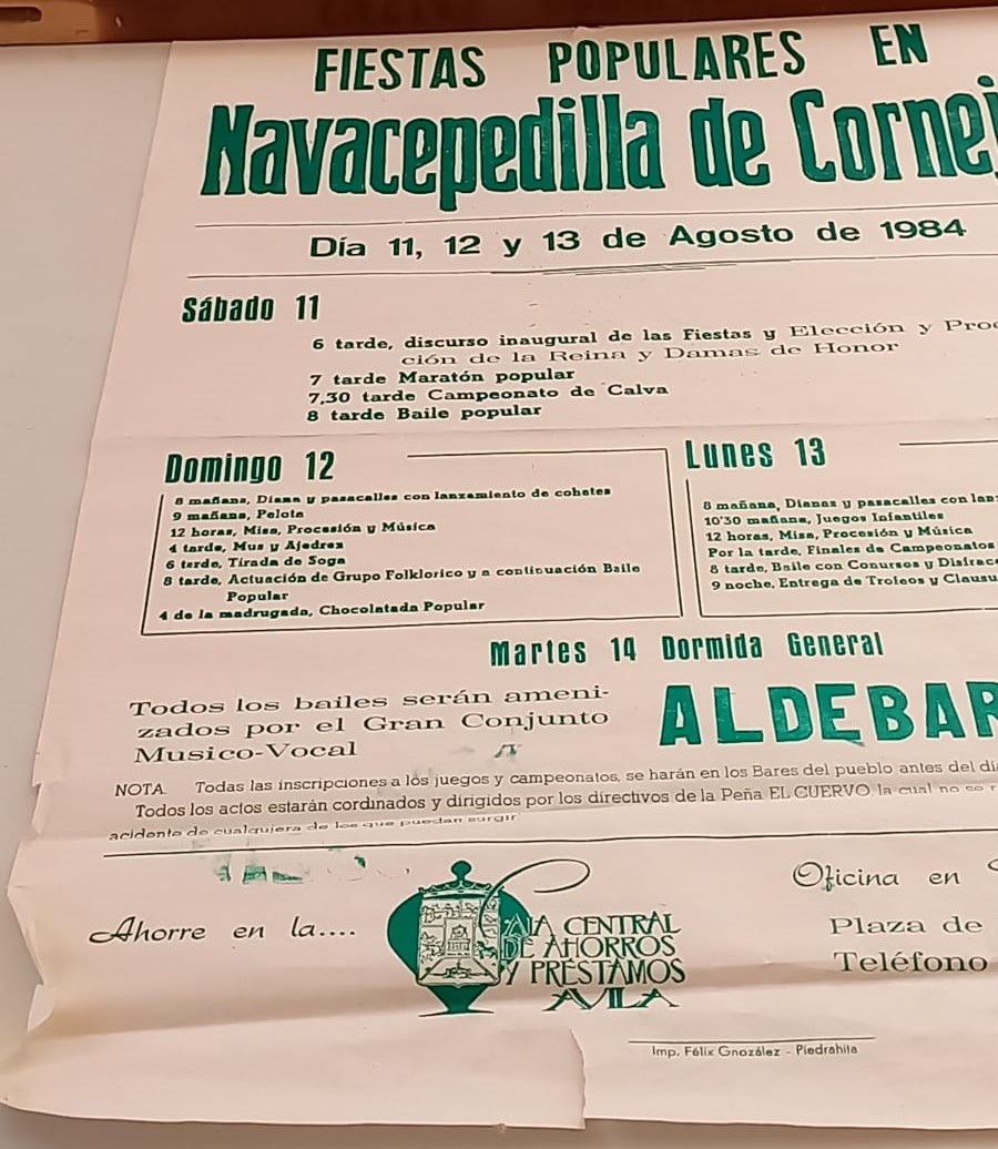 Cartel Fiestas 2018