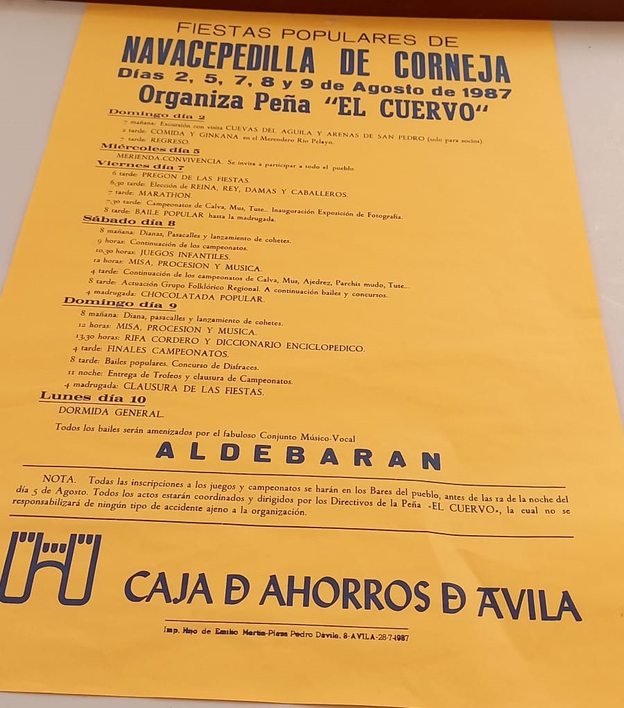 Cartel Fiestas 2018