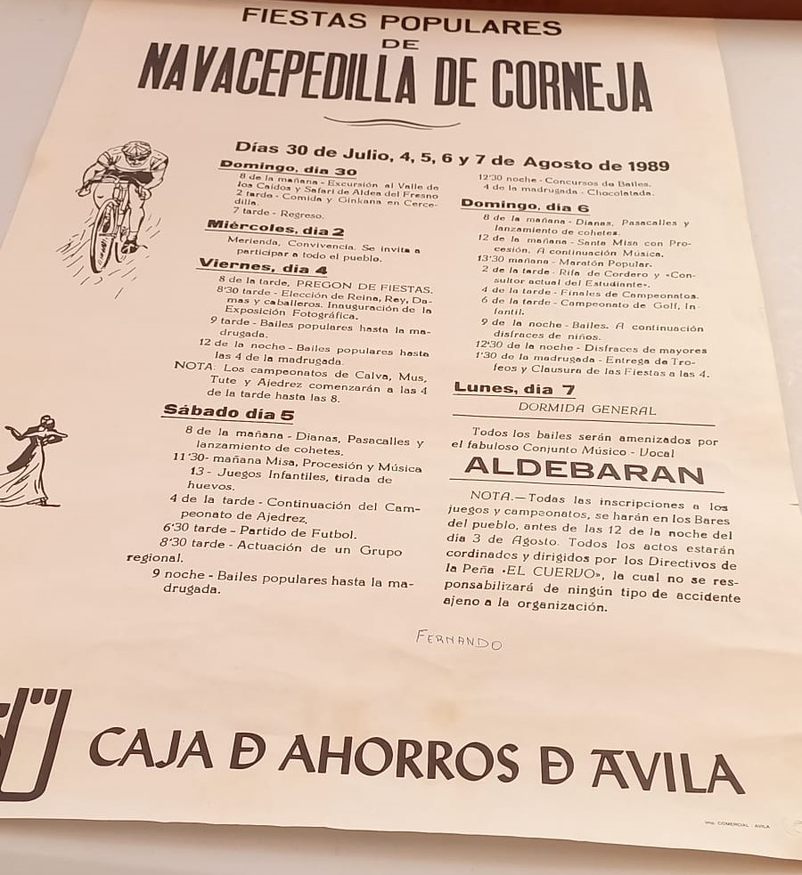 Cartel Fiestas 2018
