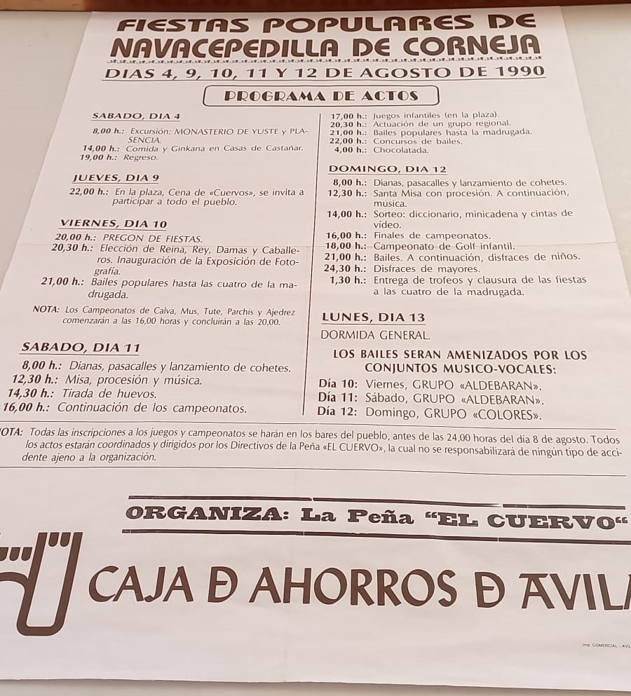 Cartel Fiestas 2018