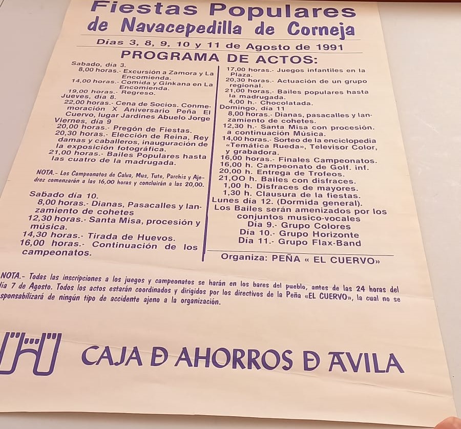 Cartel Fiestas 2018