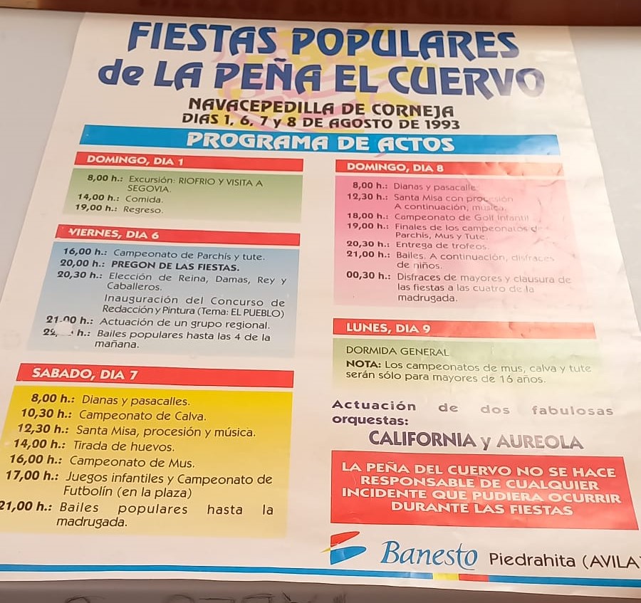 Cartel Fiestas 2018