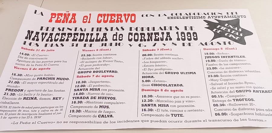 Cartel Fiestas 2018