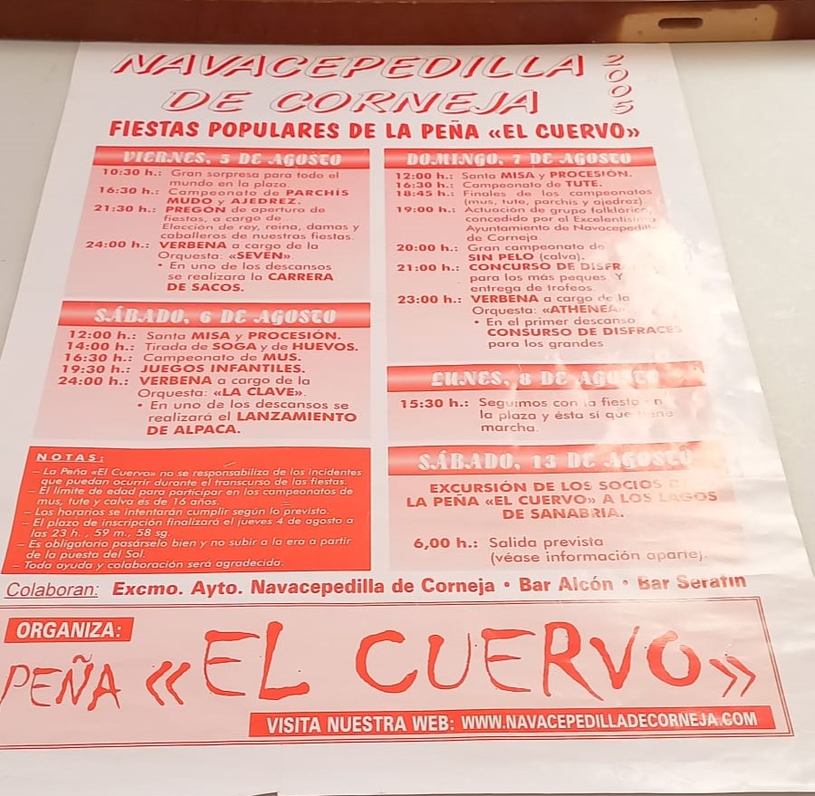 Cartel Fiestas 2018