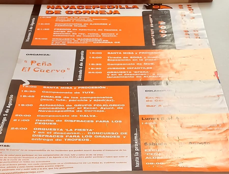 Cartel Fiestas 2018