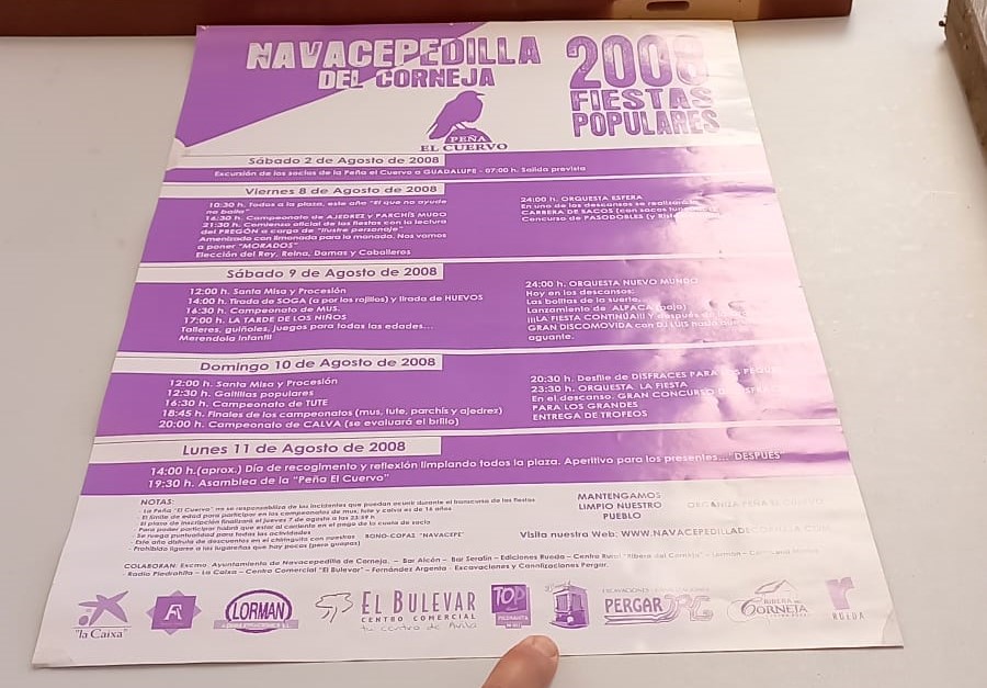 Cartel Fiestas 2018