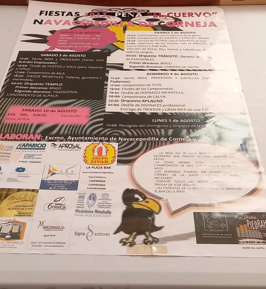 Cartel Fiestas 2018