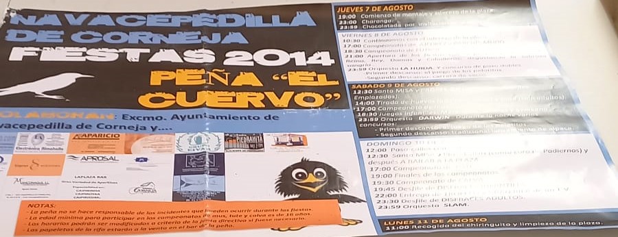 Cartel Fiestas 2018