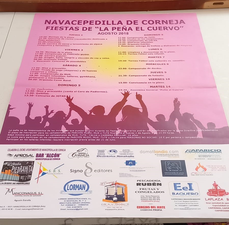 Cartel Fiestas 2019