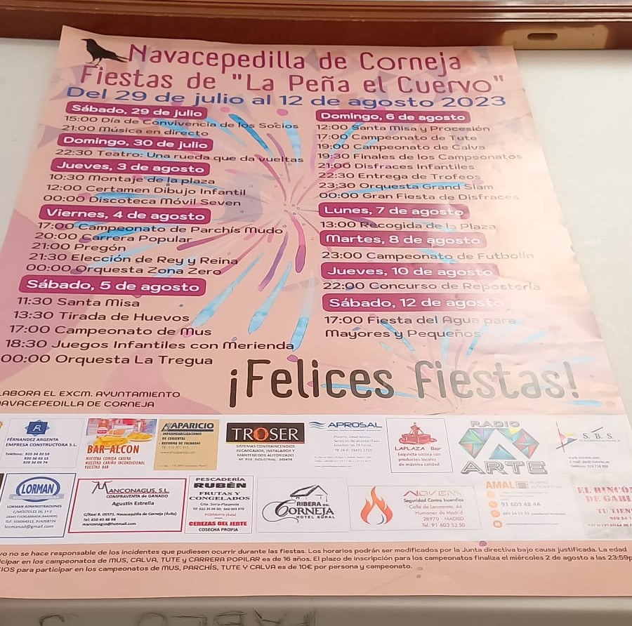 Cartel Fiestas 2022